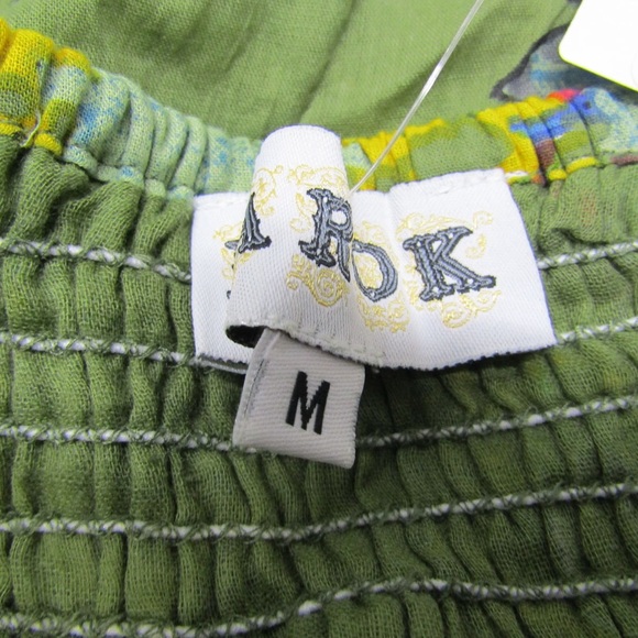 Anthropologie Barok Paris Sleeveless V-Neck Tiered Dress Green - Picture 10 of 10